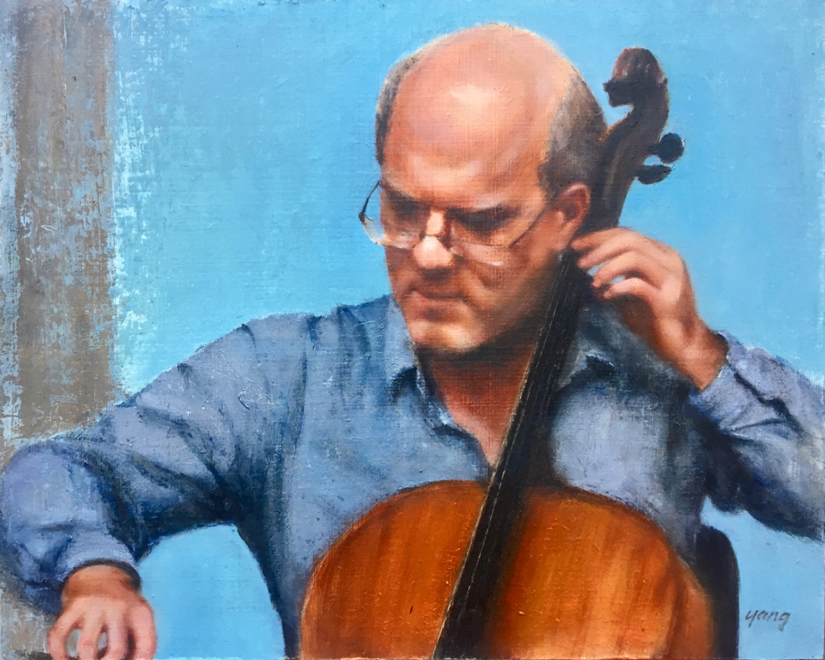 Cellist. 2019, Yang Yuxin.